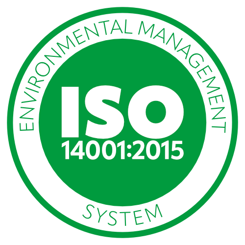 ISO 14001:2015 certified